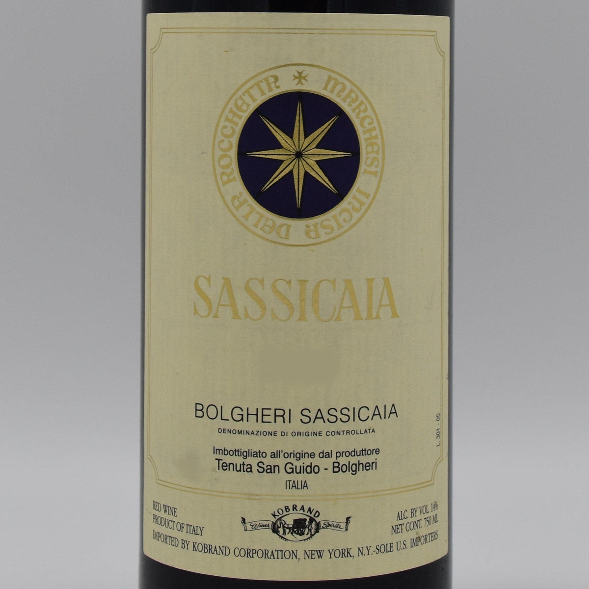 Copy of Sassicaia 2018, 750ml - World Class Wine