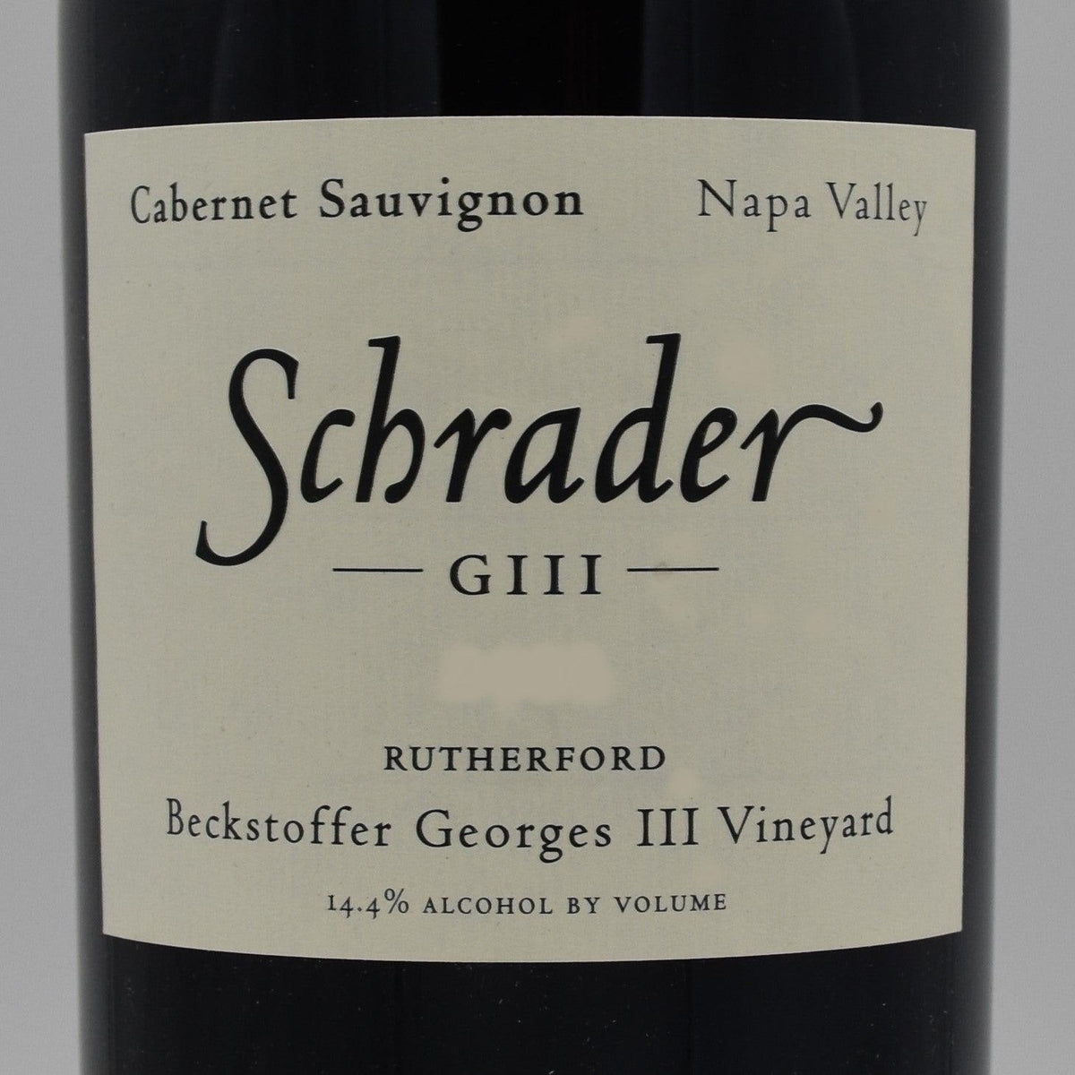 Schrader "Beckstoffer Georges III" 2018, 1.5L - World Class Wine