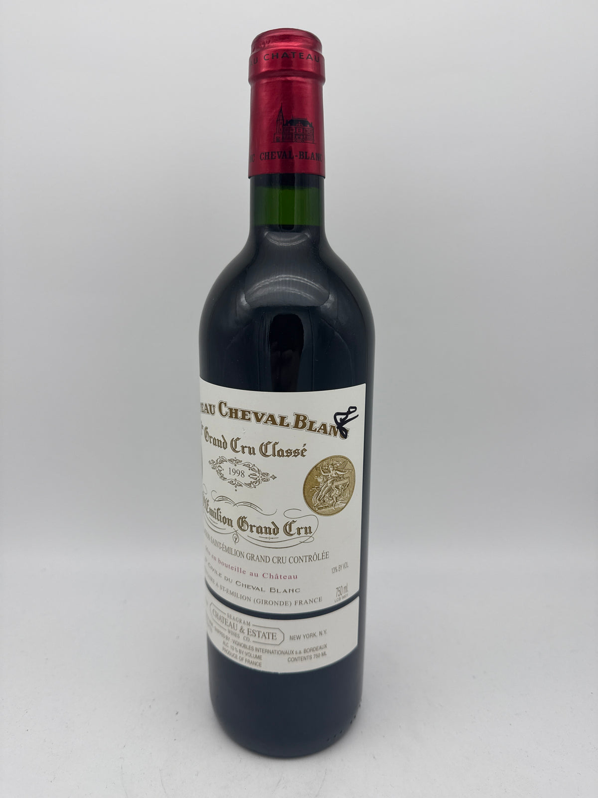 Château Cheval Blanc 1998 750ml — see picture
