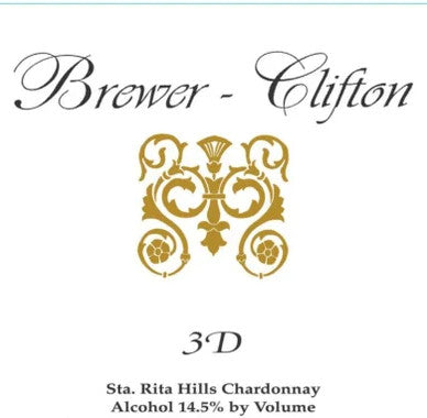 Brewer-Clifton '3-D' Blanc de Blanc Chardonnay 2018, 750ml