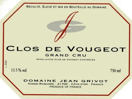 Domaine Jean Grivot Clos de Vougeot Grand Cru 2020 750ml