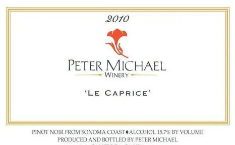 Peter Michael 'Le Caprice' Pinot Noir 2019, 750ml