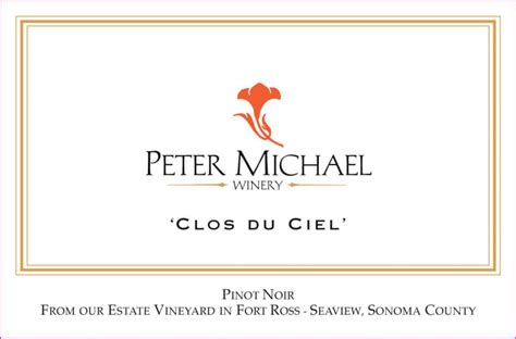 Peter Michael 'Clos du Ciel' Pinot Noir 2019, 750ml [WA 94]