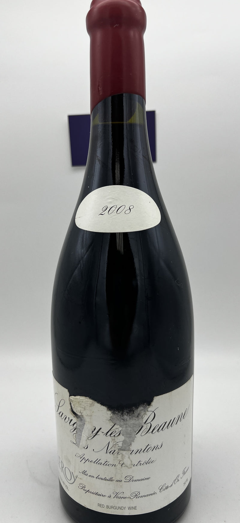 Leroy Savigny-lès-Beaune 1er Cru Les Narbantons 2008, 750ml (label damage)
