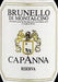 Capanna Brunello di Montalcino Riserva 2015, 750ml - World Class Wine