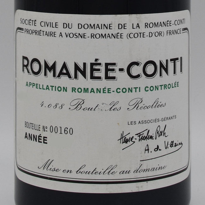 DRC Romanee Conti 2019, 750ml - World Class Wine