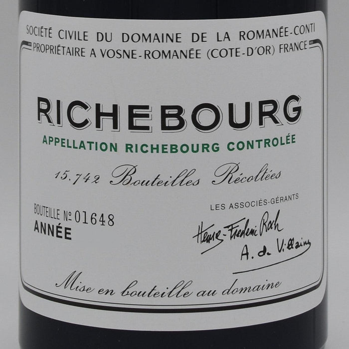 DRC Richebourg 2016, 750ml - World Class Wine