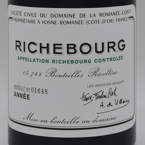 DRC Richebourg 2001年 750ml空瓶 Yahoo!オークション -「drc リシュブール」(ワイン) (アルコール)の