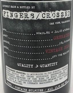 Fingers Crossed 'Off The Record' Grenache 2018, 750ml - World Class Wine