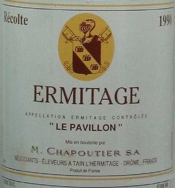 M. Chapoutier Ermitage Le Pavillon Rhone 1991, 1.5L - World Class Wine