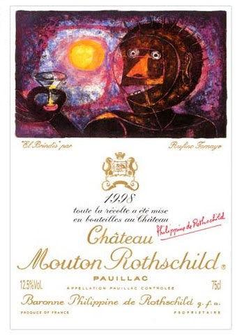 Mouton 1998, 750ml - World Class Wine