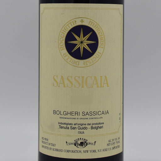 Sassicaia 2003, 1.5L - World Class Wine