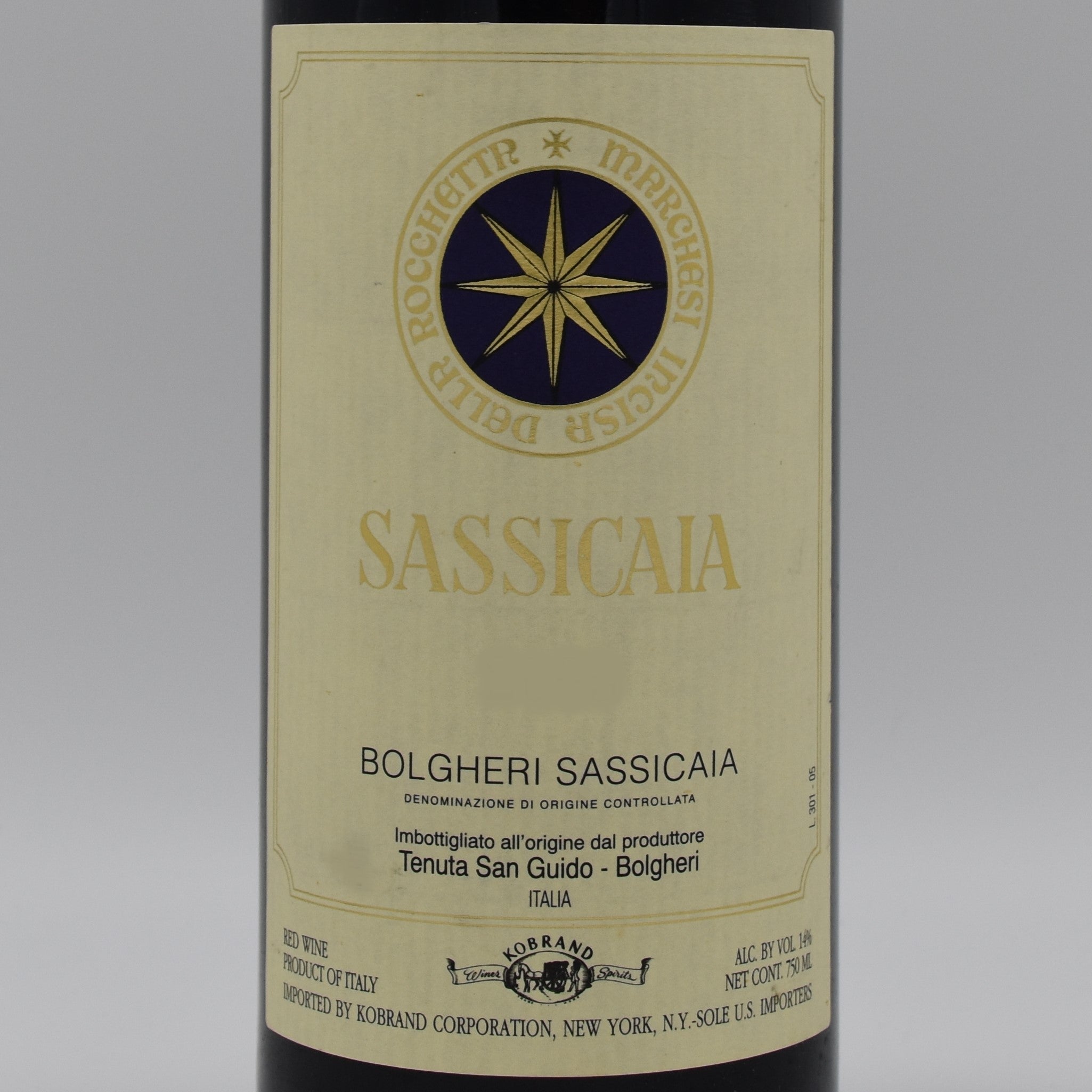 Sassicaia 2019 750ml