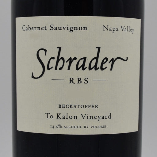 Schrader RBS Beckstoffer To-Kalon Vineyard 2018, 750ml - World Class Wine