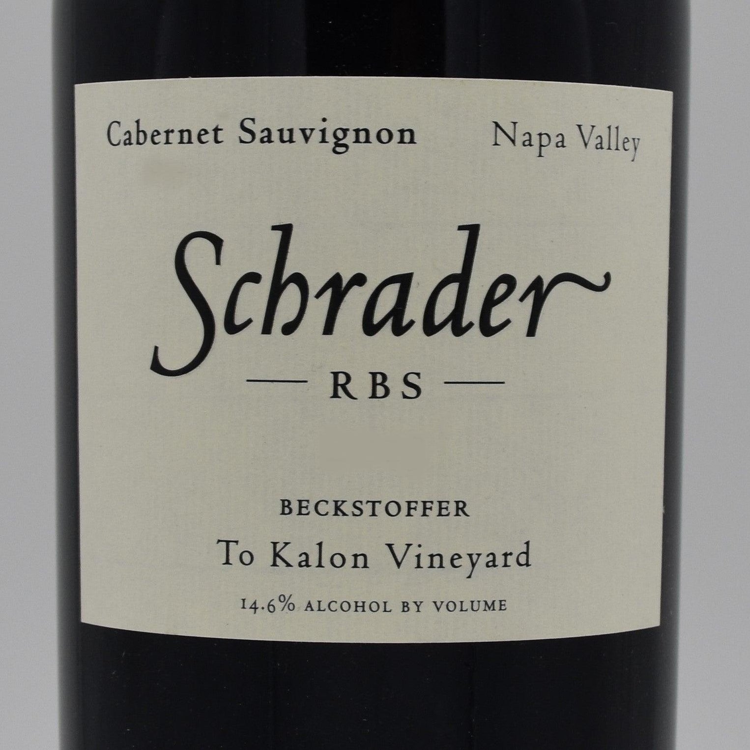 Schrader RBS Beckstoffer To-Kalon Vineyard 2021, 750ml [WA 94+] — World ...