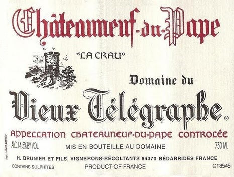 Vieux Telegraphe "La Crau" Chateaunf-du-Pape 2001, 3L
