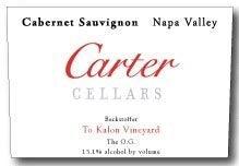 Carter Cellars Beckstoffer To Kalon Vineyard "The O.G." 2016, 750ml - World Class Wine