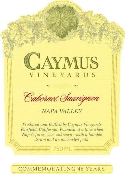 Caymus Vineyards Cabernet Sauvignon 2019, 1L - World Class Wine