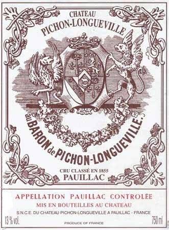 Pichon-Longueville au Baron 2000, 750ml - World Class Wine